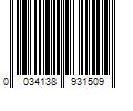 Barcode Image for UPC code 0034138931509