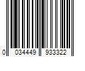 Barcode Image for UPC code 0034449933322