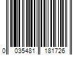 Barcode Image for UPC code 0035481181726. Product Name: Carhartt Duck Vest - Men's Black, S