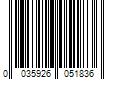 Barcode Image for UPC code 0035926051836