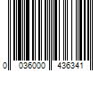 Barcode Image for UPC code 0036000436341. Product Name: Kimberly-Clark Corporation Huggies Plus Diapers Size 2  174 Count
