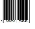 Barcode Image for UPC code 0036000554946. Product Name: Cottonelle 12-Pack Ultra Comfort Mega Roll Toilet Paper
