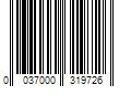 Barcode Image for UPC code 0037000319726. Product Name: Procter & Gamble Febreze Odor-Fighting Fabric Refresher To Go Gain Original Scent  2.8 oz. Spray