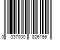 Barcode Image for UPC code 0037000826156