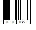 Barcode Image for UPC code 0037000962748. Product Name: Procter & Gamble Head & Shoulders Dandruff Relief Clarifying Daily Shampoo with Almond & Green Apple  32.1 fl oz