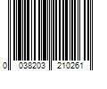 Barcode Image for UPC code 0038203210261. Product Name: 6 PACK Garelick 21026 Anchor Base Toggler SStell Bolt 1/4-20 Pedestal Seat Table