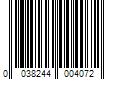 Barcode Image for UPC code 0038244004072. Product Name: Dayco BP43 Accessory Drive Belt compatible with 2045B55-H78 2925B06-H22 77043 78-0460 B43 IB43