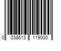 Barcode Image for UPC code 0038613119000. Product Name: Stanley National #000 Zinc Large Screw Eye N220418 Pack of 10