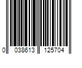 Barcode Image for UPC code 0038613125704. Product Name: National Mfg. Sales Co. National Hardware 1/4 in. X 3/4 in. W X 2-1/2 in. L Coarse Zinc-Plated Steel U-Bolt
