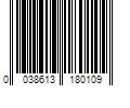 Barcode Image for UPC code 0038613180109. Product Name: Hillman SteelWorks Slotted Angle Zinc-Plated (1-1/2in. x 1-1/2in. x 6')