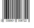 Barcode Image for UPC code 0038901006722