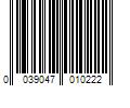 Barcode Image for UPC code 0039047010222. Product Name: Walkers Shortbread  Inc. Walker s Gluten-Free Ginger & Lemon Shortbread  6 Boxes of 9