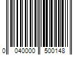 Barcode Image for UPC code 0040000500148