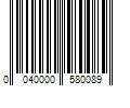 Barcode Image for UPC code 0040000580089. Product Name: M&Ms 9.4 oz Dark Chocolate Sharing Size Pouch