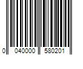 Barcode Image for UPC code 0040000580201. Product Name: M&Ms 17.2 oz Peanut Butter Family Size