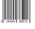 Barcode Image for UPC code 0040094385218