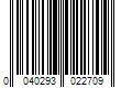 Barcode Image for UPC code 0040293022709