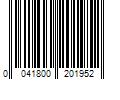 Barcode Image for UPC code 0041800201952