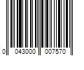 Barcode Image for UPC code 0043000007570. Product Name: Kraft Crystal Light On-The-Go Iced Tea Mix Sticks