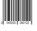 Barcode Image for UPC code 0043000080122. Product Name: Kraft Heinz Company Crystal Light Wild Strawberry Sugar Free Drink Mix Singles with Caffeine  30 ct On-the-Go-Packets
