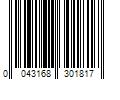 Barcode Image for UPC code 0043168301817. Product Name: GE 60-Watt EQ Double tube Warm White Gx23-2 Pin Base Cfl Light Bulb | 93130287