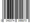 Barcode Image for UPC code 0043374055870. Product Name: M-D 36-in White Door Sweep (Installation Method: Adhesive) | 05587