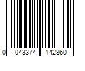 Barcode Image for UPC code 0043374142860. Product Name: M-D Black Plastic Medium Door for Screen Door | 14286