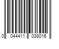 Barcode Image for UPC code 0044411038016. Product Name: Stearns Antimicrobial Infinity Series Life Jacket  Adult  L/XL