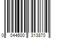 Barcode Image for UPC code 0044600313870