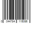 Barcode Image for UPC code 0044784115086. Product Name: H&H Double Spinner Spinner Bait  White Head & White Skirt  3/8 oz
