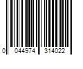 Barcode Image for UPC code 0044974314022