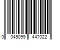 Barcode Image for UPC code 0045099447022