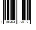Barcode Image for UPC code 0045464770977. Product Name: RoadPro 8.5 .in CHROME FRONT CAP/1 .in LIP/6 UN