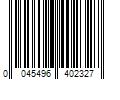 Barcode Image for UPC code 0045496402327