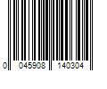 Barcode Image for UPC code 0045908140304