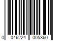 Barcode Image for UPC code 0046224005360. Product Name: Keeney 1-1/2-in Plastic Direct Connect End Outlet Continuous Waste in White | 125A-16WK