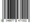 Barcode Image for UPC code 0046677471002. Product Name: Philips 471003 - 17PAR38/EXPERTCOLOR RETAIL/F25/930/DIM/120V PAR38 Flood LED Light Bulb