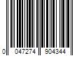 Barcode Image for UPC code 0047274904344. Product Name: Lowe's Aluminum Metal Tie For Chain-link Fence 30-Pack | 57270190