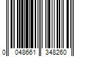 Barcode Image for UPC code 0048661348260. Product Name: Warner 4.5-in x 9.5-in Tampico Fibers Asphalt Brush in Gray | 3410826