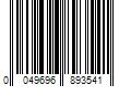 Barcode Image for UPC code 0049696893541