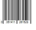 Barcode Image for UPC code 0051411261528. Product Name: Halex 20-Pack 3/4" EMT One Hole Strap