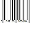 Barcode Image for UPC code 0052100003016