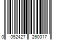 Barcode Image for UPC code 0052427260017. Product Name: Lutz 6-In-One Screwdriver