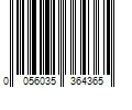Barcode Image for UPC code 0056035364365