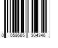 Barcode Image for UPC code 0058665304346