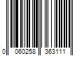 Barcode Image for UPC code 0060258363111
