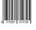 Barcode Image for UPC code 0070251814725. Product Name: Gordon's Amine 400 2,4-D Weed Killer
