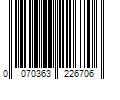 Barcode Image for UPC code 0070363226706. Product Name: UNISAN Industrial Dust Mop Pad