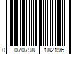 Barcode Image for UPC code 0070798182196. Product Name: DAP Dynaflex Ultra 10.1-oz Light Gray Paintable Latex Caulk | 11219