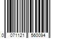 Barcode Image for UPC code 0071121560094. Product Name: Spectracide 25% More Bonus 40-oz Concentrated Weed and Grass Killer | HG-56009